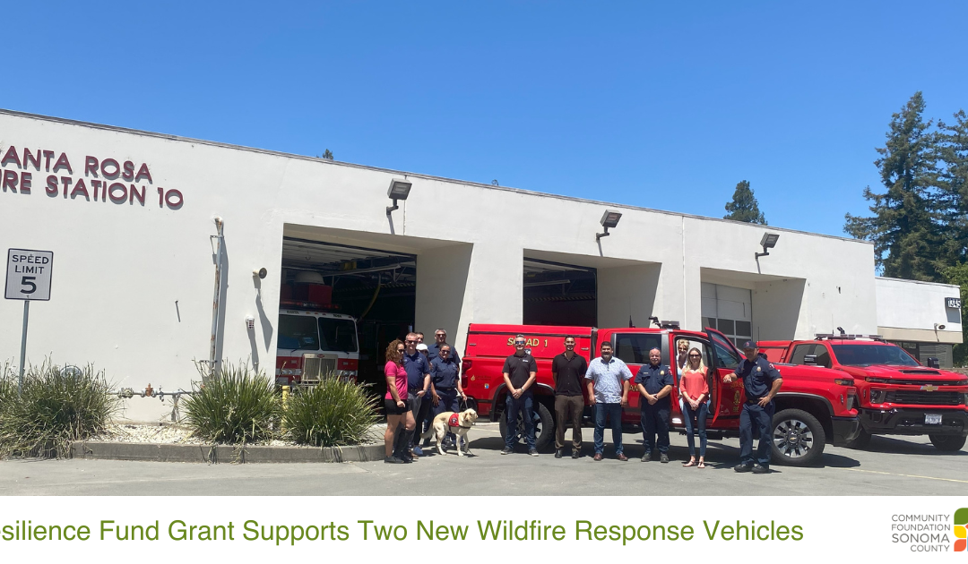 Resilience Fund Grant Supports Two New Wildfire Response Vehicles